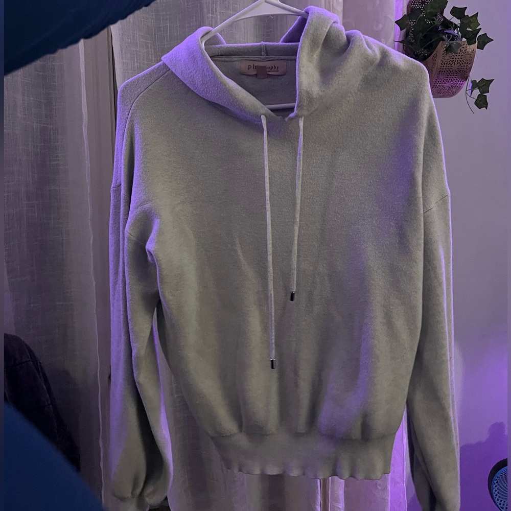 Philosophy grey Hooded Sweatshirt